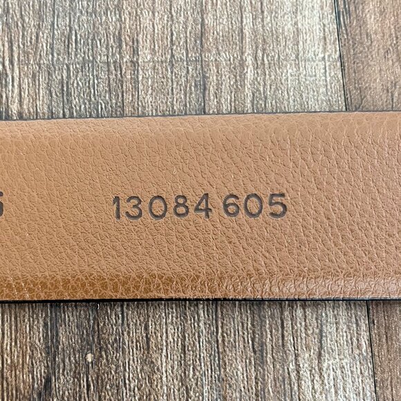 Joseph Abboud Leather Dress Belt Edge Detail Handcrafted in Italy Size 38 Brown - Picture 9 of 14